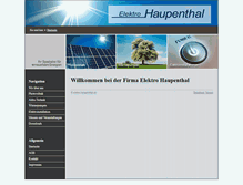 Tablet Screenshot of elektro-haupenthal.de